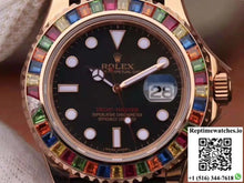 Rolex Yacht Master 116695SATS 40MM Noob Factory 18K Rose Gold Wrapped Black Dial - Watches