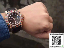 Rolex Yacht Master 116695SATS 40MM Noob Factory 18K Rose Gold Wrapped Black Dial - Watches