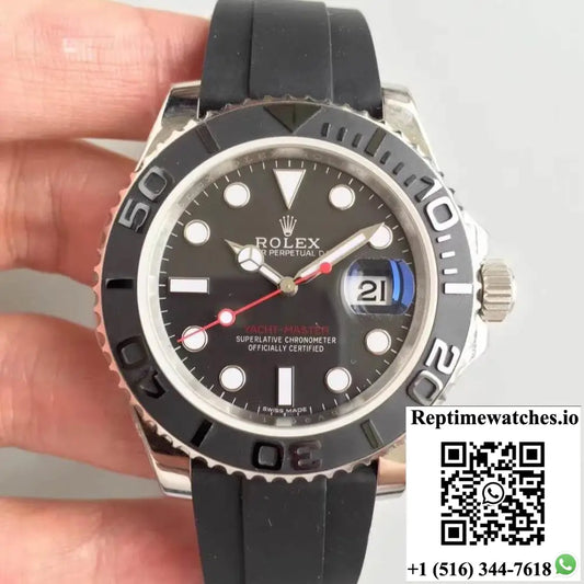 Rolex Yacht Master Custom 116655 40mm AR Factory Stainless Steel Case - Watches