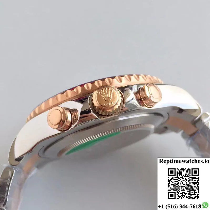 Rolex Yacht Master Ii 116681 Jf Factory Rose Gold White Dial-Rep Time Watches