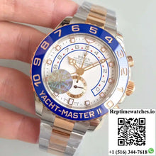 Rolex Yacht Master II 116681 JF Factory Rose Gold White Dial - Watches