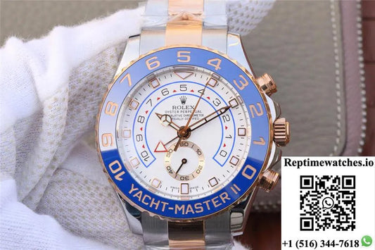 Rolex Yacht-Master M116681-0002 Jf Factory White Dial-Rep Time Watches