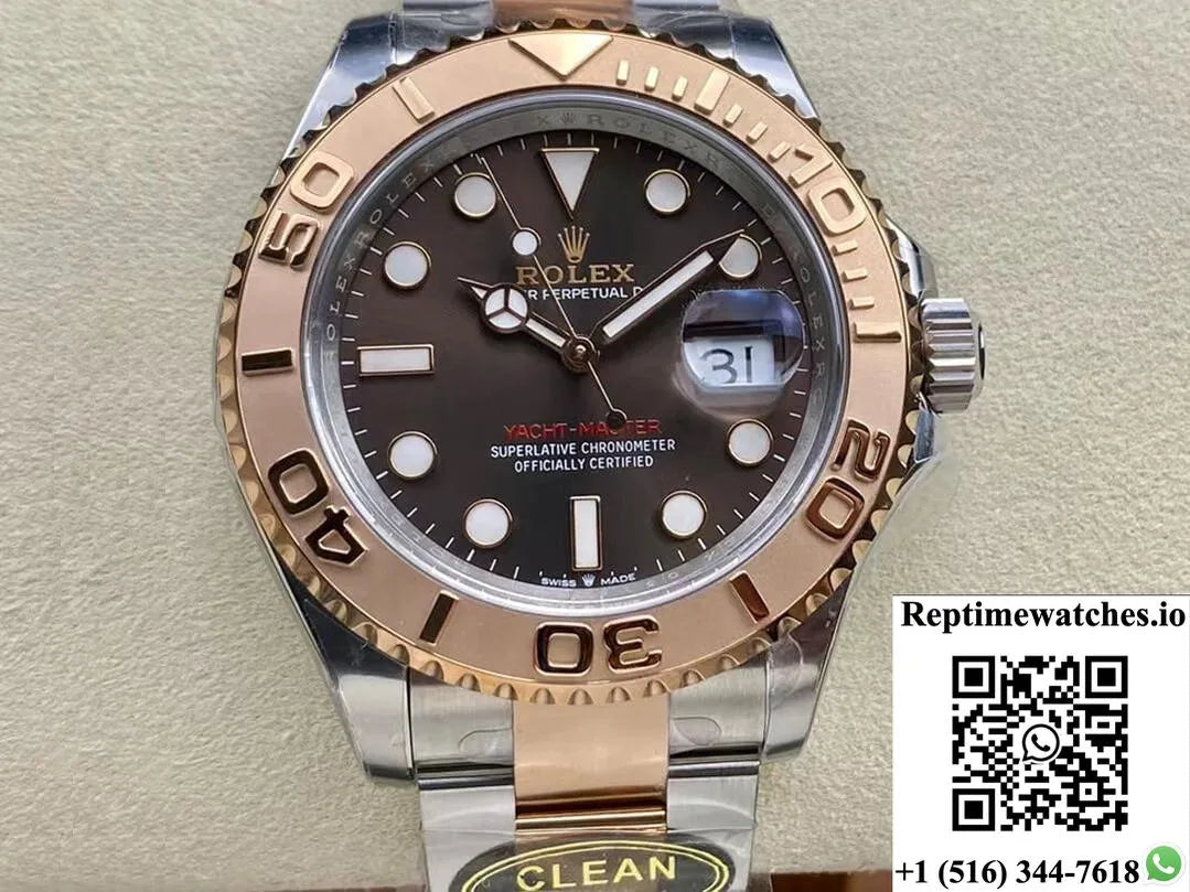 Rolex Yacht Master M126621-0001 Clean Factory Rose Gold-Rep Time Watches