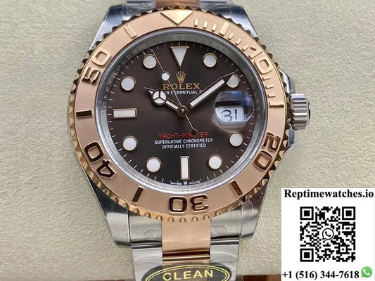 Rolex Yacht Master M126621-0001 Clean Factory Rose Gold-Rep Time Watches