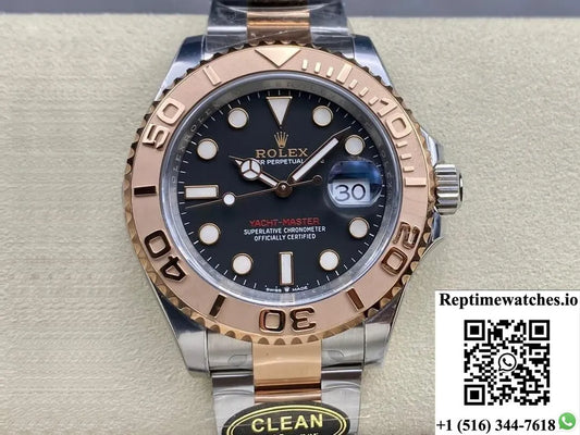 Rolex Yacht Master M126621-0002 Clean Factory Rose Gold-Rep Time Watches