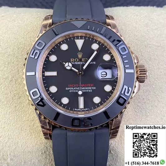 Rolex Yacht Master M126655-0002 40Mm Vs Factory Black Dial-Rep Time Watches