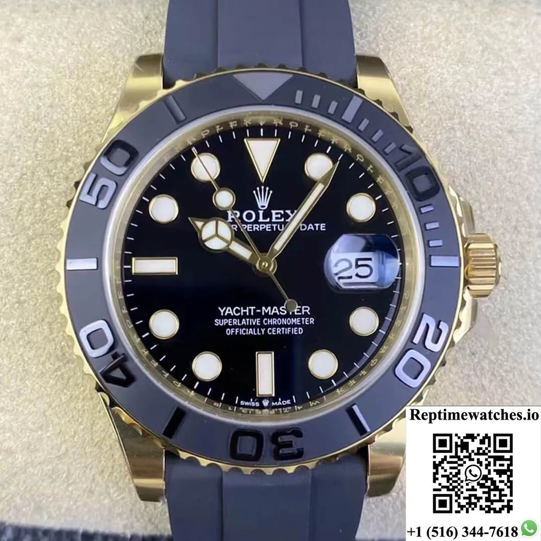 Rolex Yacht Master M226658-0001 Clean Factory Black Dial-Rep Time Watches