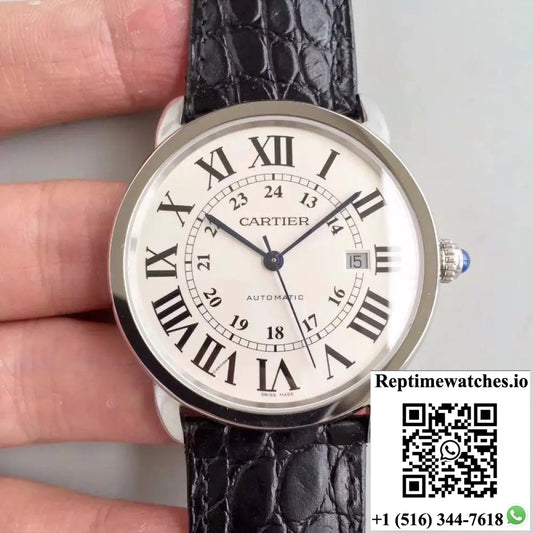 Ronde Solo De Cartier W6701010 42MM ZF Factory White Dial - Watches