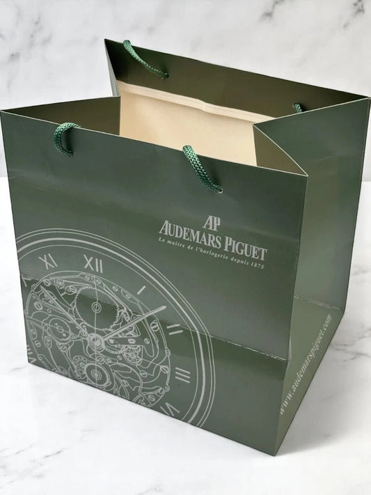 SET OF 3 AUDEMARS PIGUET ORIGINAL SHOPPING BAG AUTHENTIC LUXURY BOUTIQUE GIFT