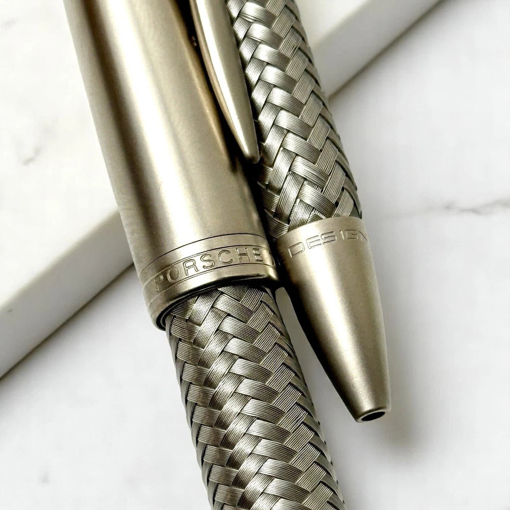 PORSCHE DESIGN P3100 COLLECTION TEC FLEX BALLPOINT | ROLLERBALL PEN SET