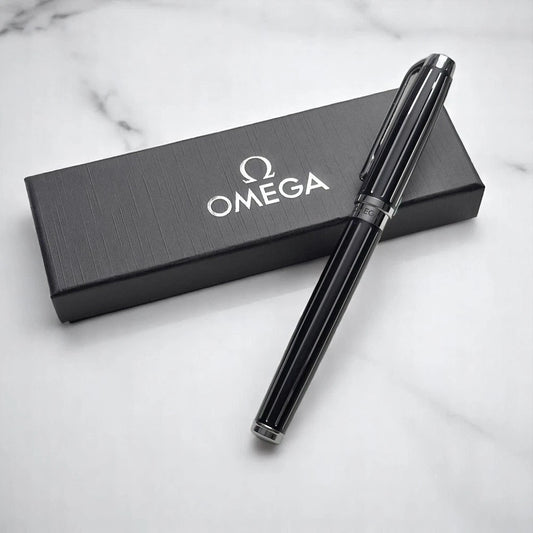 OMEGA PRESTIGE CHROME-TRIM BALLPOINT PEN