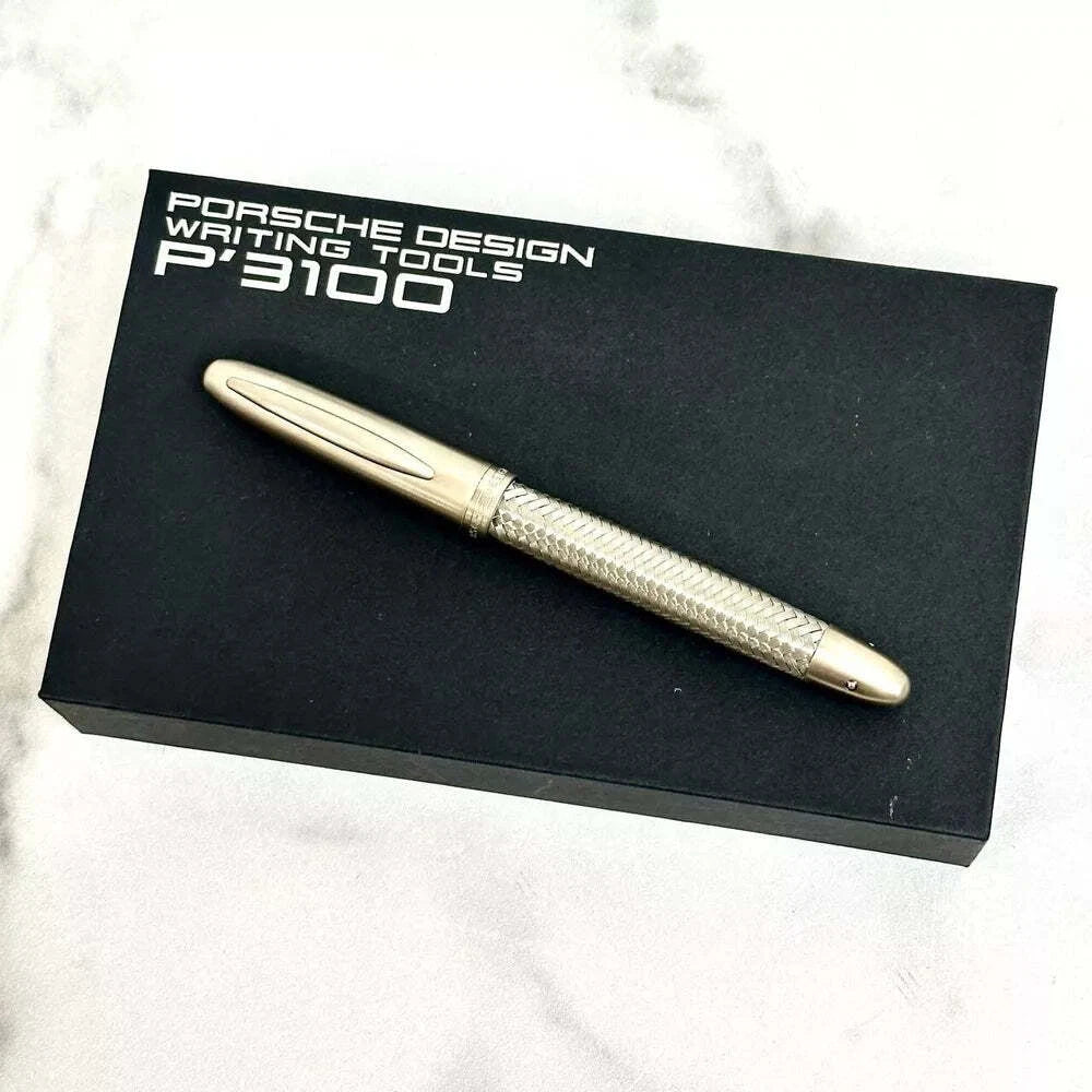 PORSCHE DESIGN TECFLEX STEEL ROLLERBALL PEN P3100