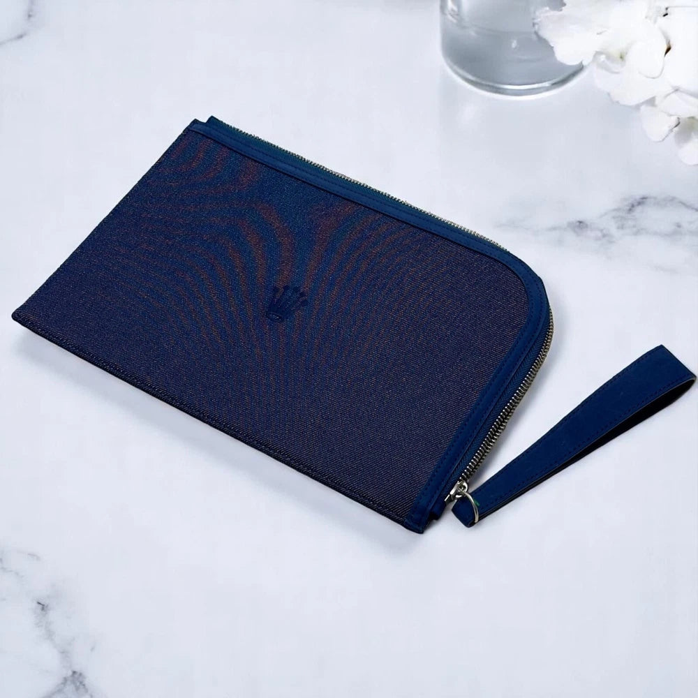 ROLEX WATCHES AND WONDERS BLUE TRAVEL POUCH – 2024 EDITION – VIP GIFT – BOXED AD