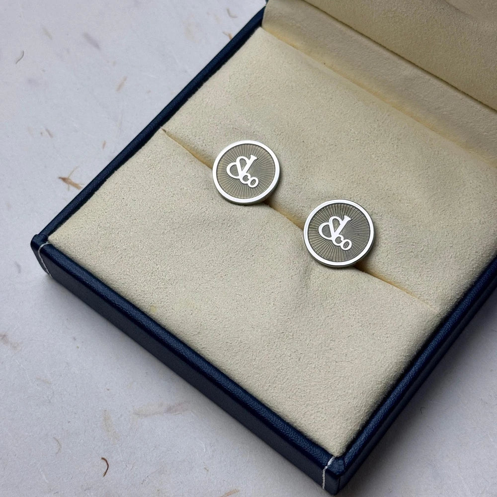 JACOB & CO. ELEGANT RADIANT CUFFLINKS, LUXURY ACCESSORY