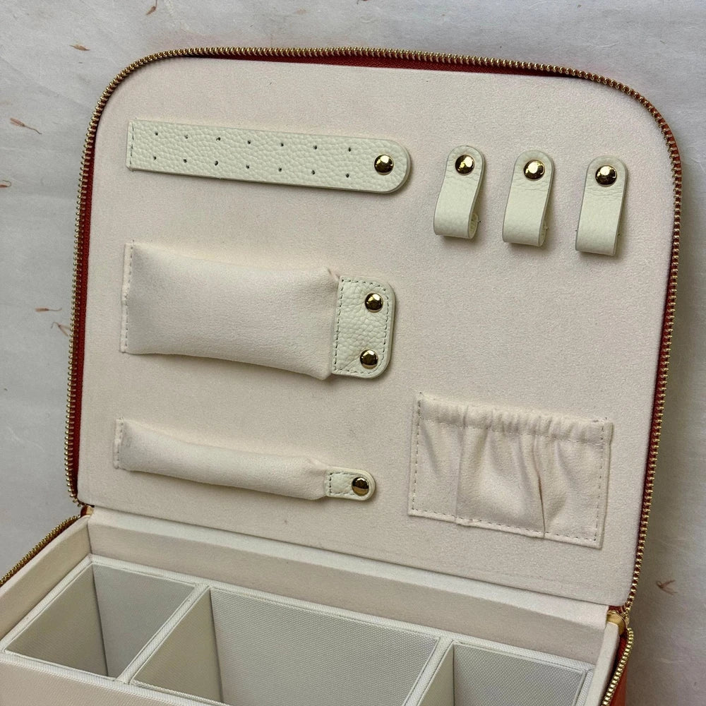 PIAGET LIMITED EDITION MONOGRAM COSMETIC TRAVEL CASE