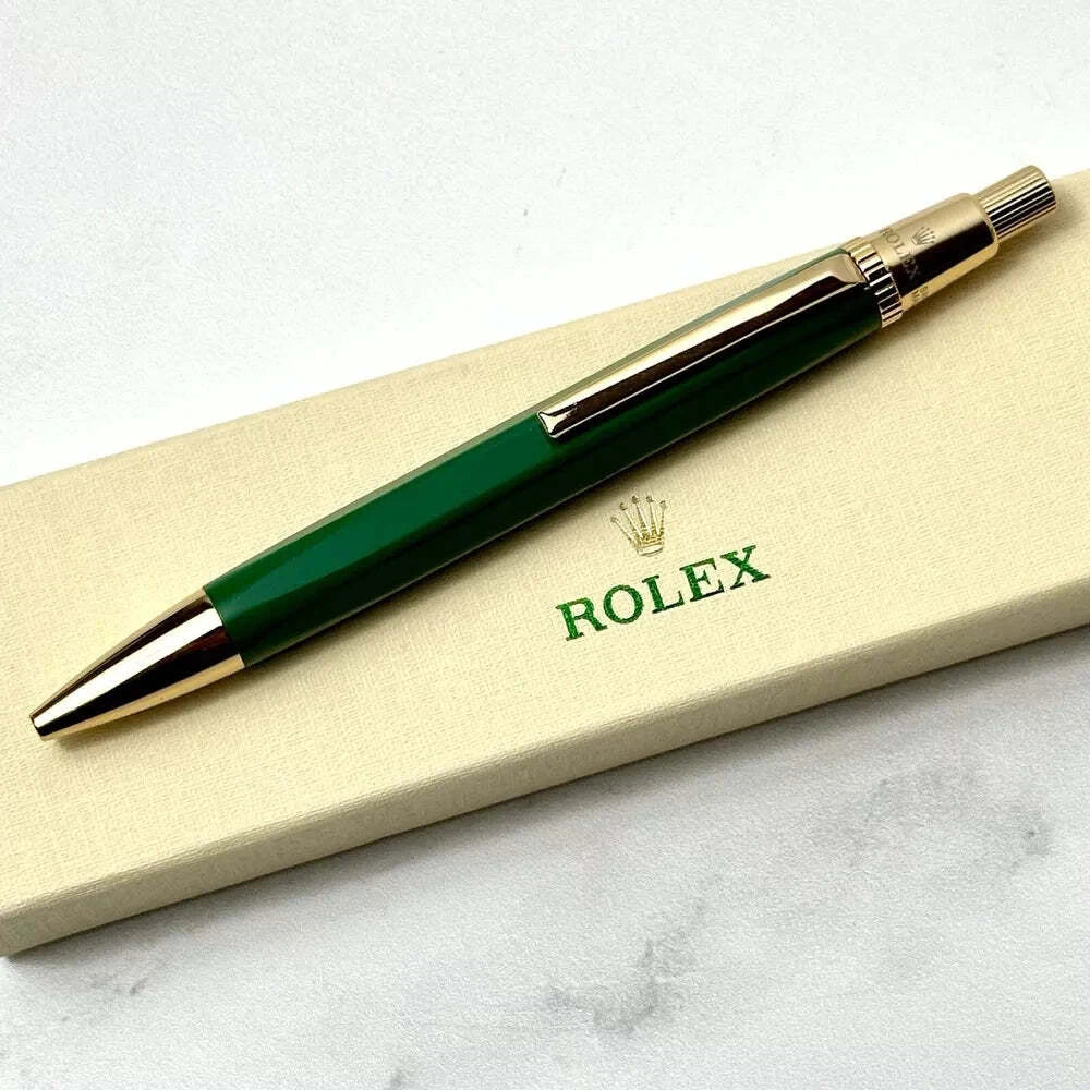 ROLEX GOLD HEX BALLPOINT PEN FOR VIPS | LUXURY WRITING INSTRUMENT