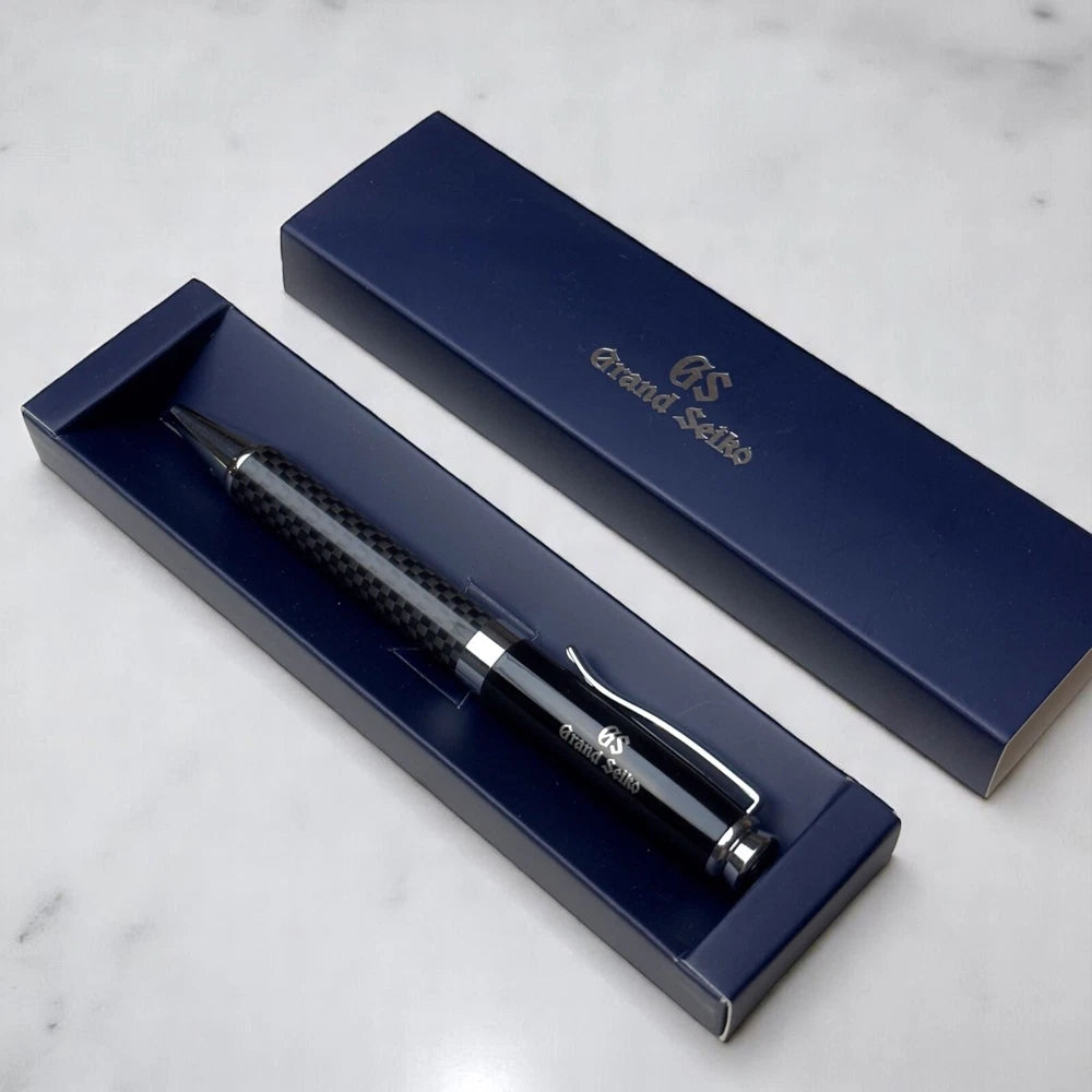 GRAND SEIKO CARBON BALLPOINT PEN – LUXURY JAPAN GIFT RARE BALL POINT