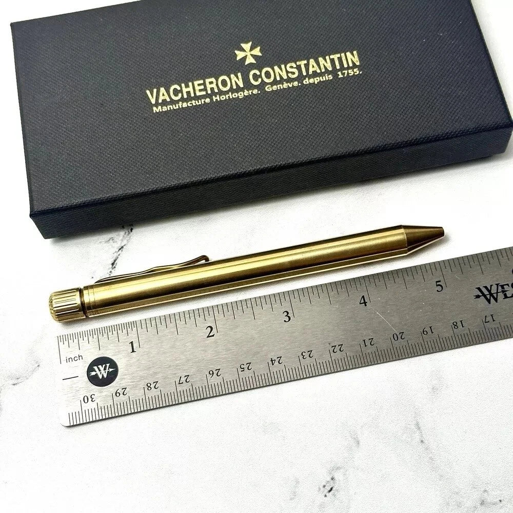 AUTHENTIC VACHERON CONSTANTIN MALTE ELEGANCE BALLPOINT PEN WITH LEATHER CASE