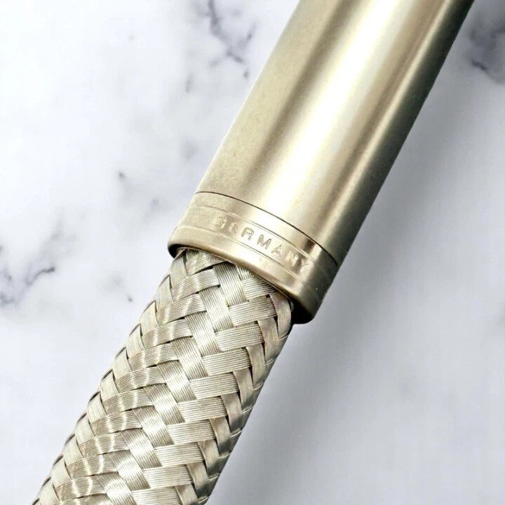 PORSCHE DESIGN P3100 TEC FLEX ROLLERBALL PEN BRAIDED STEEL COLLECTOR’S EDITION