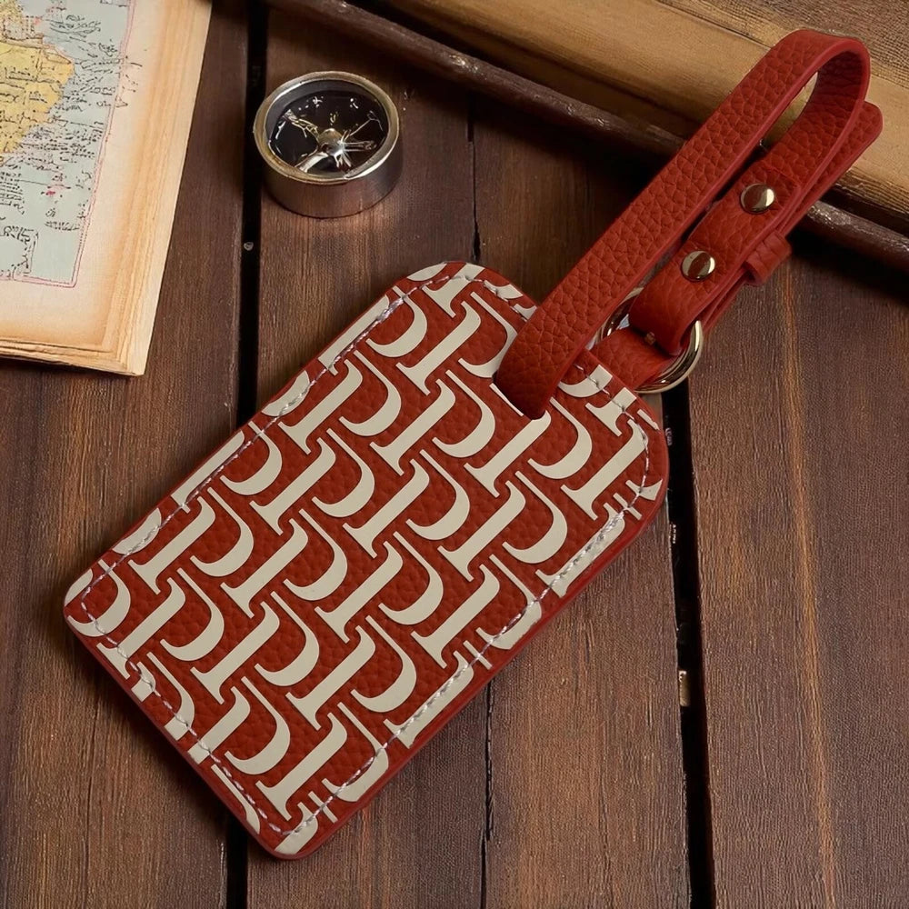 PIAGET 150TH ANNIVERSARY RED LEATHER LUGGAGE TAG – VIP GIFT