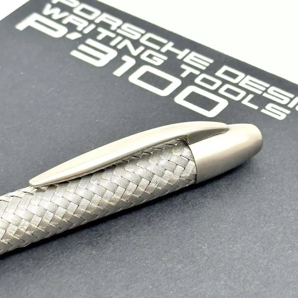 PORSCHE DESIGN TEC FLEX P3100 BRAIDED WEAVE BALLPOINT PEN FOR COLLECTORS | LUXUR