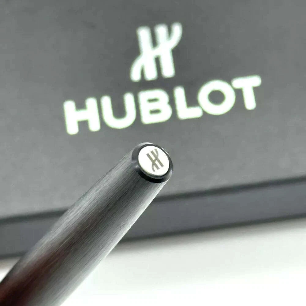 HUBLOT BRUSHED BLACK STEEL ROLLERBALL PEN FOR PROFESSIONALS | AD VIP GIFT