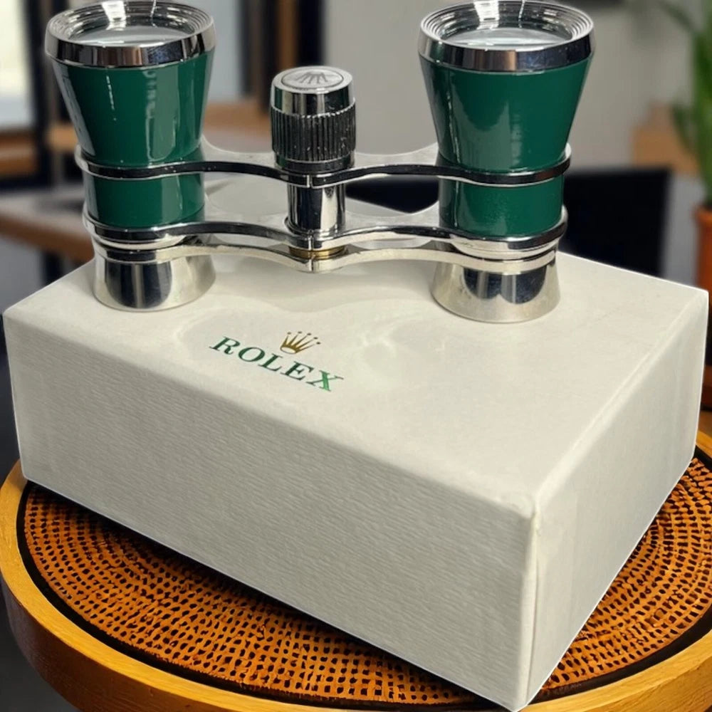ROLEX GREEN OPERA GLASSES BINOCULARS – VIP AD GIFT
