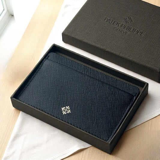 PATEK PHILIPPE CALATRAVA CARDHOLDER SAFFIANO LEATHER CARD WALLET AD VIP GIFT