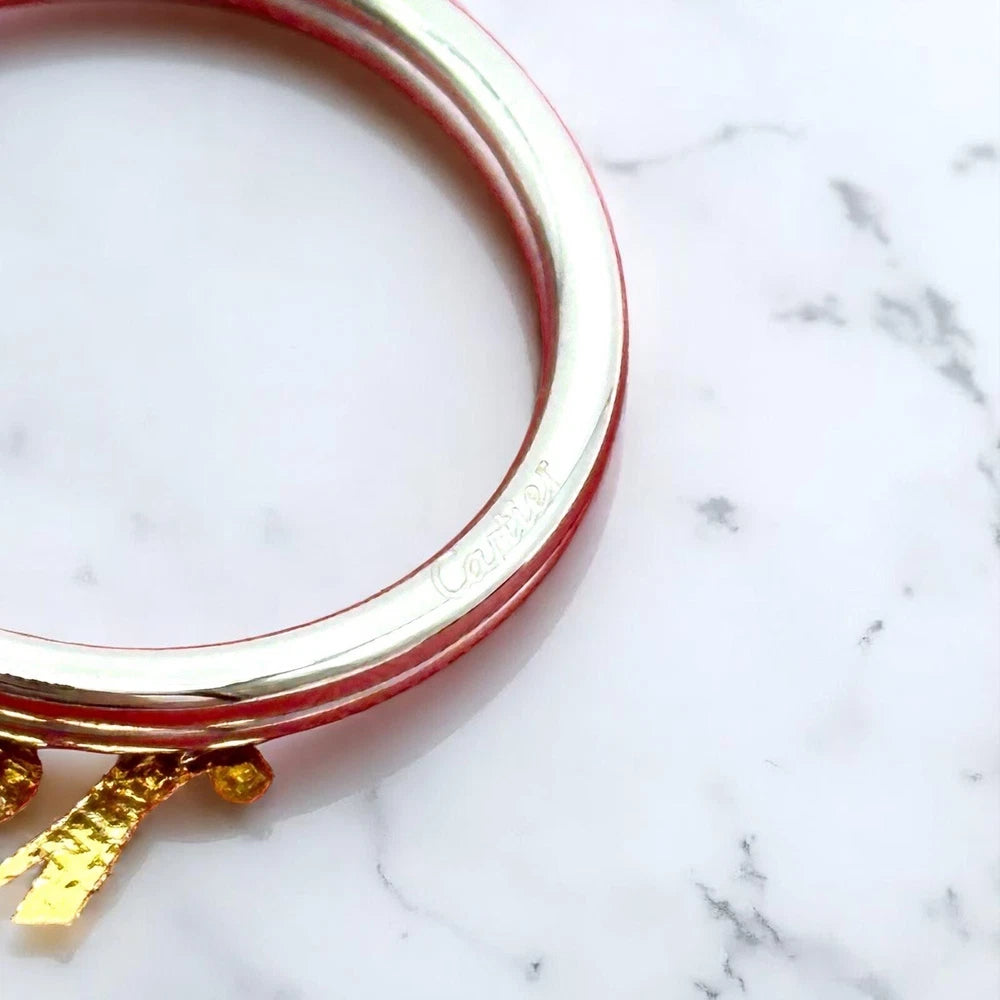 CARTIER TREE OF LIFE SILVER MEDALLION KEYCHAIN – VIP DEALER EXCLUSIVE GIFT