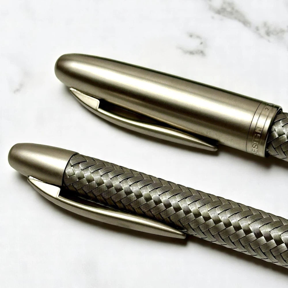 PORSCHE DESIGN P3100 COLLECTION TEC FLEX BALLPOINT | ROLLERBALL PEN SET