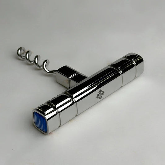 PATEK PHILIPPE SILVER BOTTLE OPENER WITH CORKSCREW | LUXURY VIP GIFT
