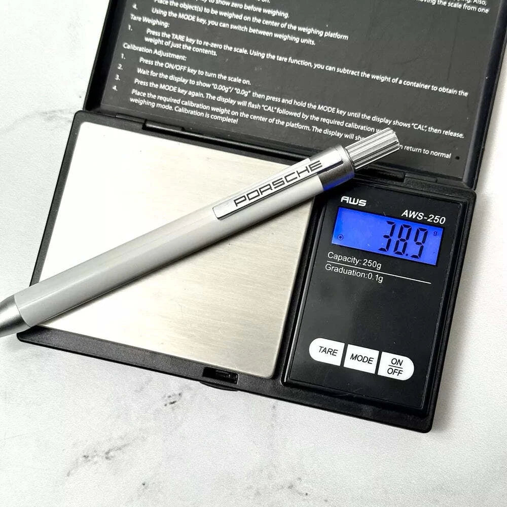 PORSCHE DESIGN BALLPEN, DRIVER SELECTION, VIP, WHITE/SILVER