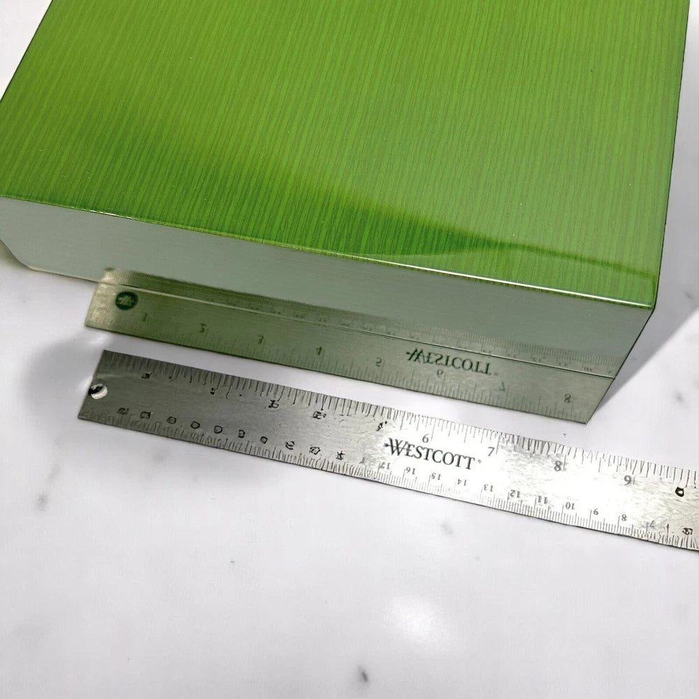 ROLEX GREEN LACQUER 10 MULTI WATCH BOX WOOD STORAGE CASE DATEJUST DAYDATE OYSTER