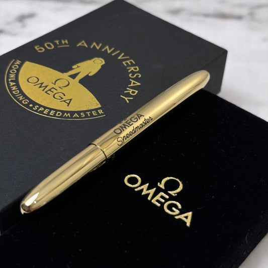 OMEGA SPEEDMASTER 50TH ANNIVERSARY APOLLO 11 GOLD SPACE PEN