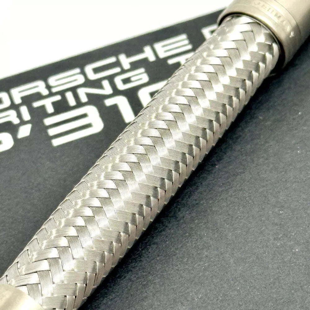 PORSCHE DESIGN TEC FLEX BRAIDED STEEL ROLLERBALL PEN FOR VIP COLLECTORS | P3100