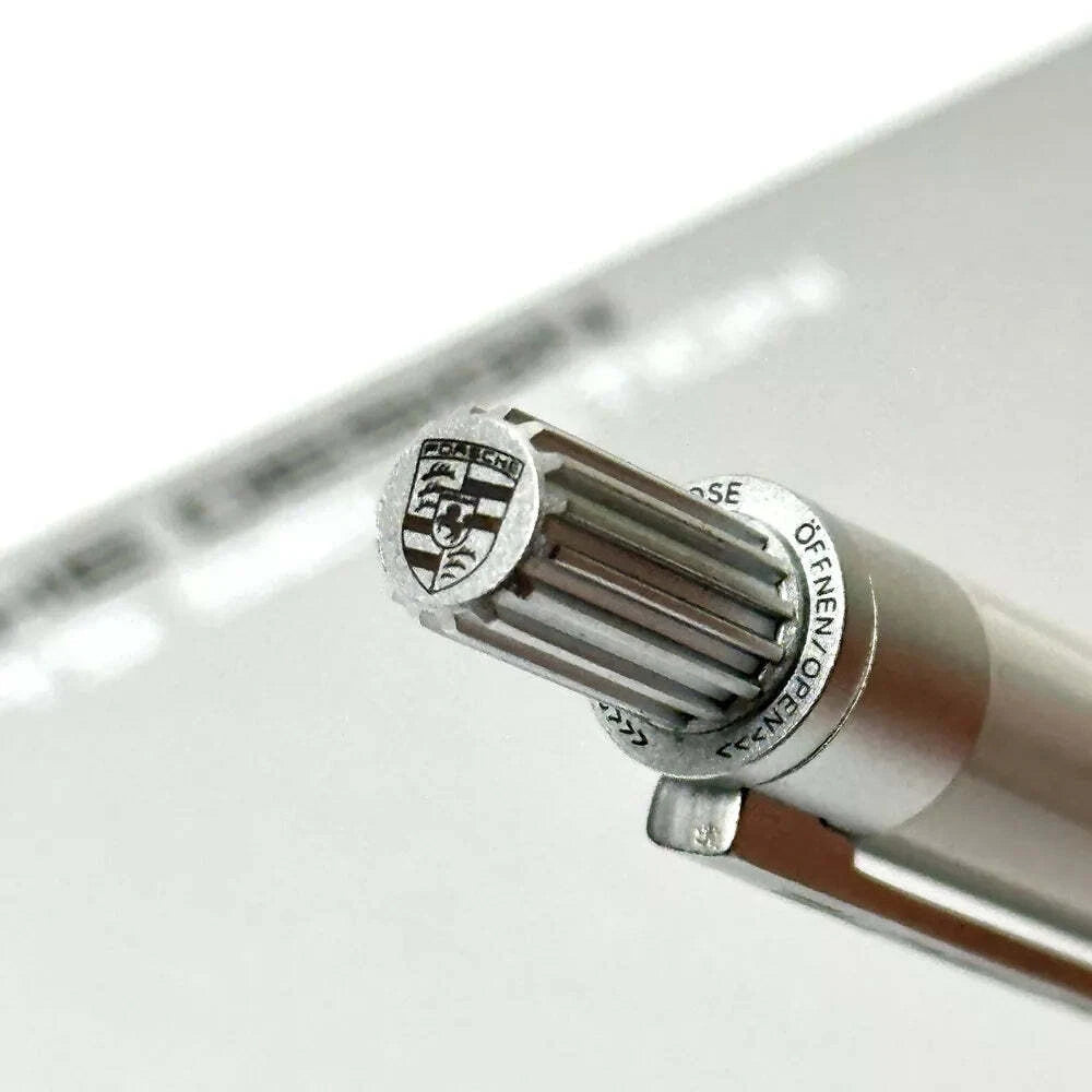 PORSCHE DESIGN BALLPEN, DRIVER SELECTION, VIP, WHITE/SILVER