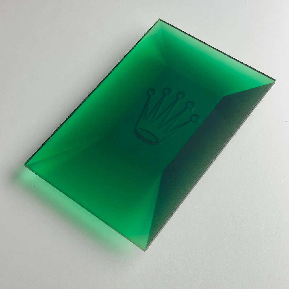 ROLEX GREEN ACRYLIC PAPERWEIGHT 2015 | COLLECTOR'S EDITION VIP GIFT