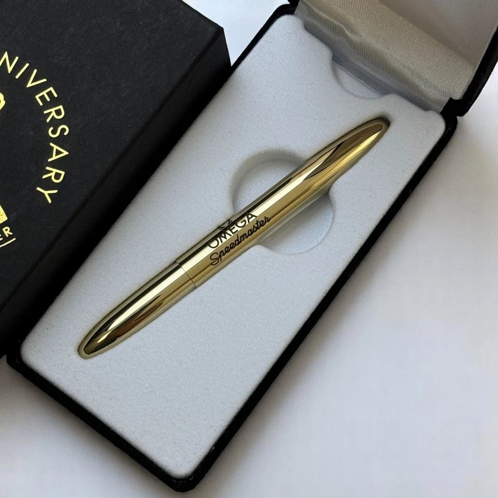 OMEGA SPEEDMASTER 50TH ANNIVERSARY APOLLO 11 GOLD SPACE PEN