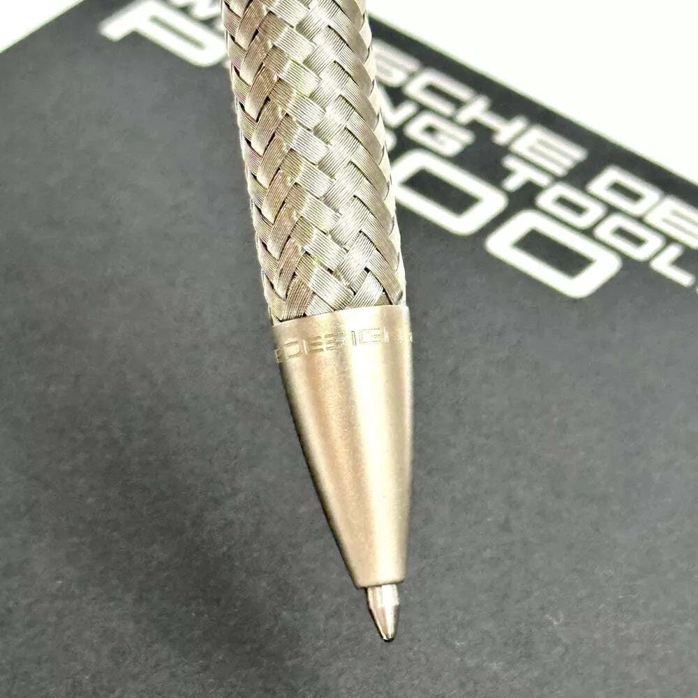 PORSCHE DESIGN TEC FLEX P3100 BRAIDED WEAVE BALLPOINT PEN FOR COLLECTORS | LUXUR