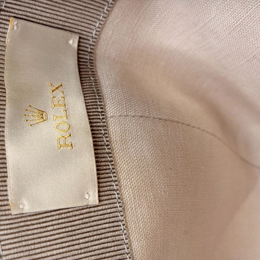 ROLEX BASELWORLD BEIGE CANVAS CAP – CROWN LOGO – VIP COLLECTOR’S HAT