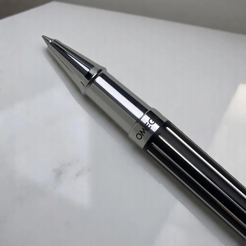 OMEGA PRESTIGE CHROME-TRIM BALLPOINT PEN