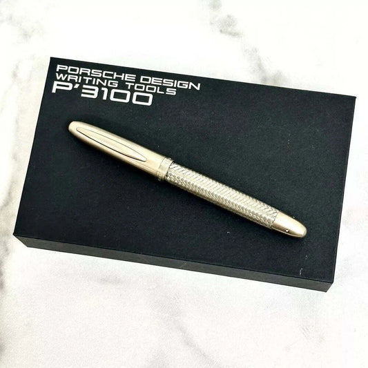 PORSCHE DESIGN TEC FLEX BRAIDED STEEL ROLLERBALL PEN FOR VIP COLLECTORS | P3100