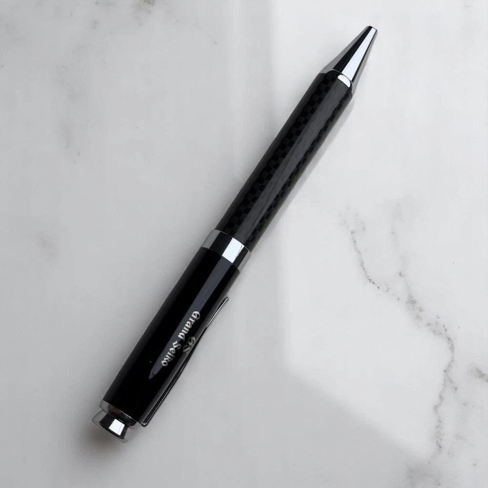 GRAND SEIKO CARBON BALLPOINT PEN – LUXURY JAPAN GIFT RARE BALL POINT