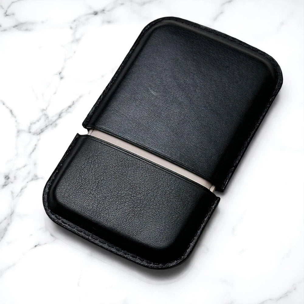 JAEGER-LECOULTRE HERITAGE BROWN LEATHER CARD HOLDER – SWISS LUXURY – GIFT BOXED