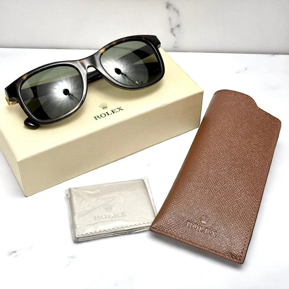 ROLEX HERITAGE SUNGLASSES VIP GIFT SET – INCLUDES CASE & CLOTH | AD GIFT