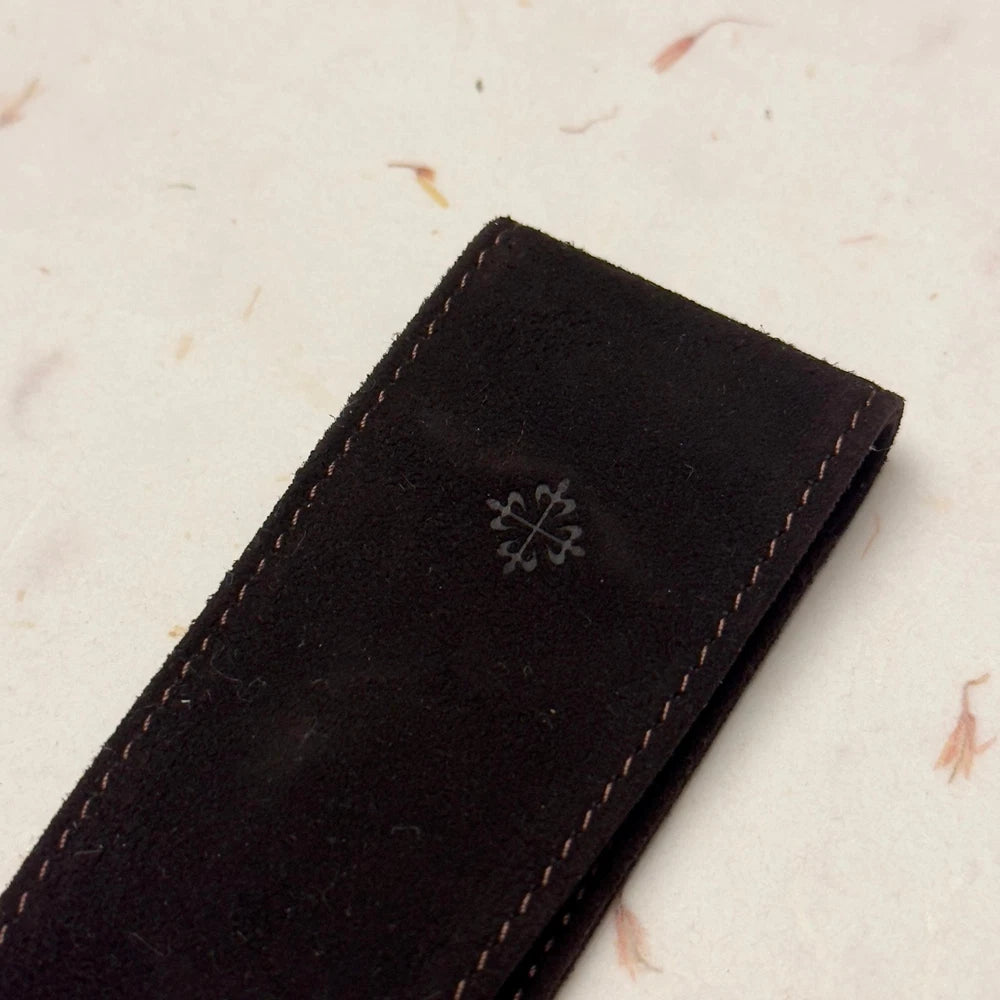 PATEK PHILIPPE BLACK BALLPOINT PEN WITH LEATHER POUCH AND BOX