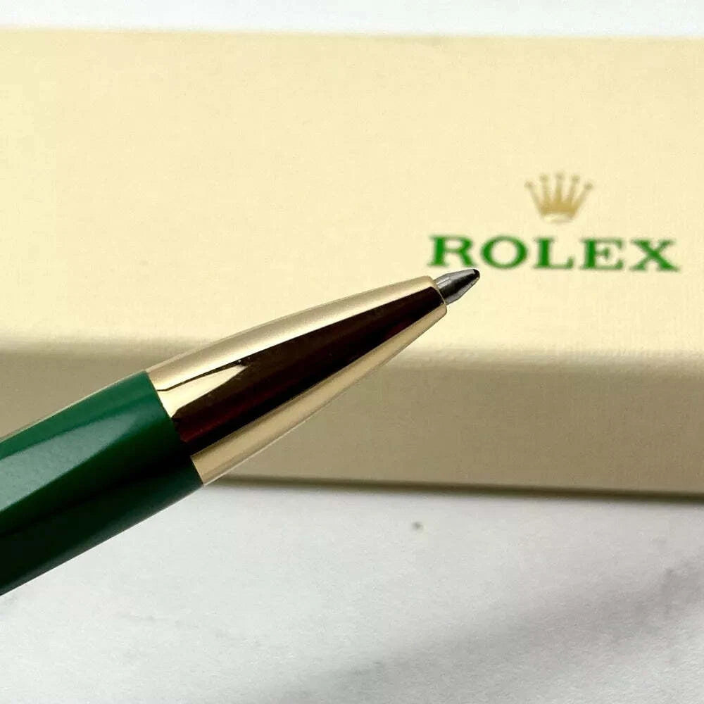 ROLEX GOLD HEX BALLPOINT PEN FOR VIPS | LUXURY WRITING INSTRUMENT