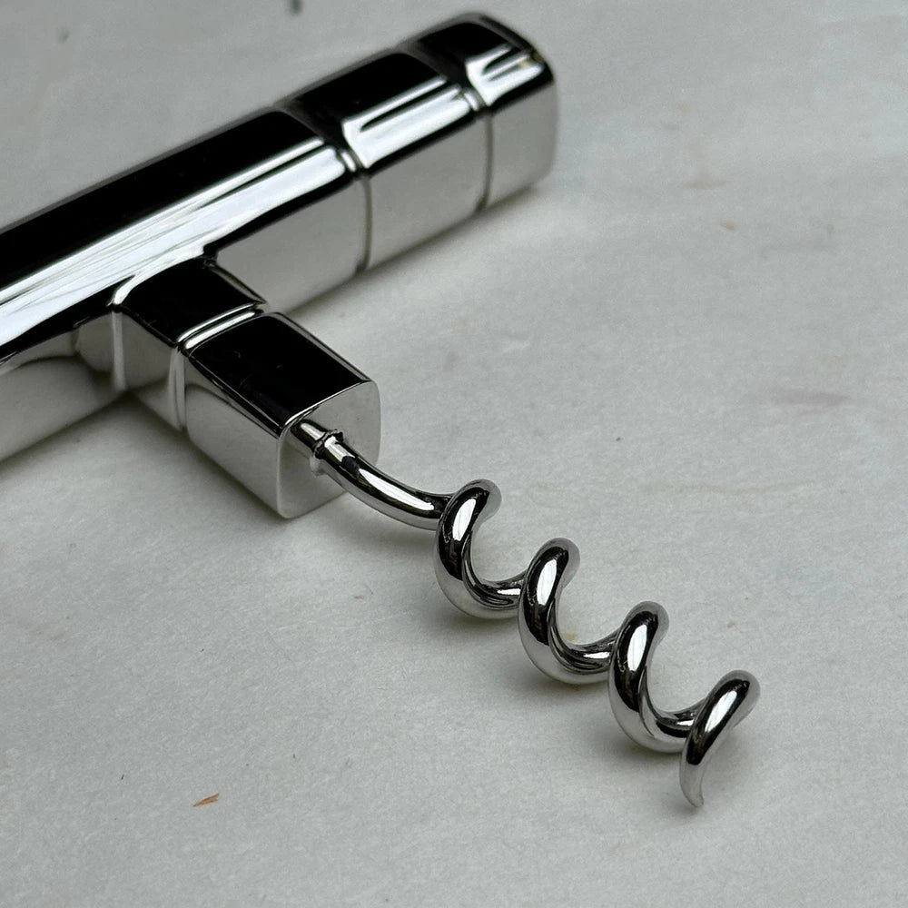 PATEK PHILIPPE SILVER BOTTLE OPENER WITH CORKSCREW | LUXURY VIP GIFT