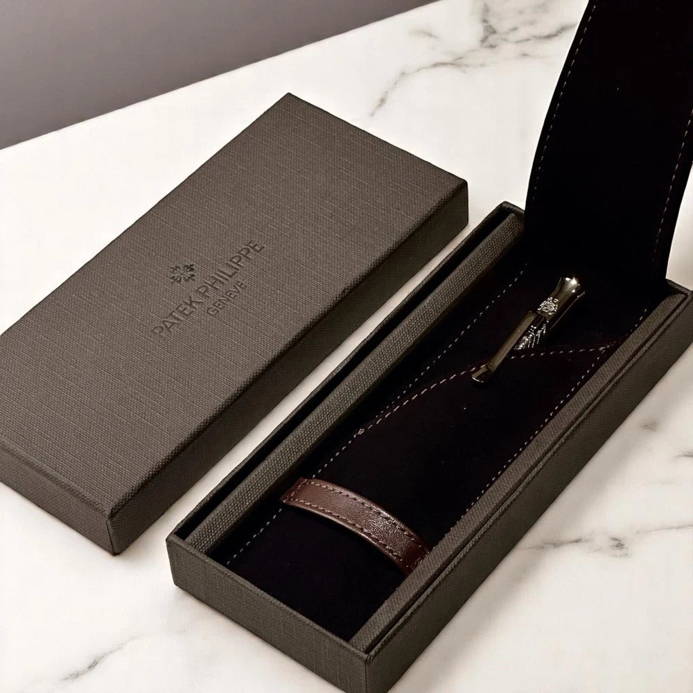 PATEK PHILIPPE PEN SCRIPTED SILVER WEAVE GRAF VON FABER CASTELL RARE AD VIP GIFT