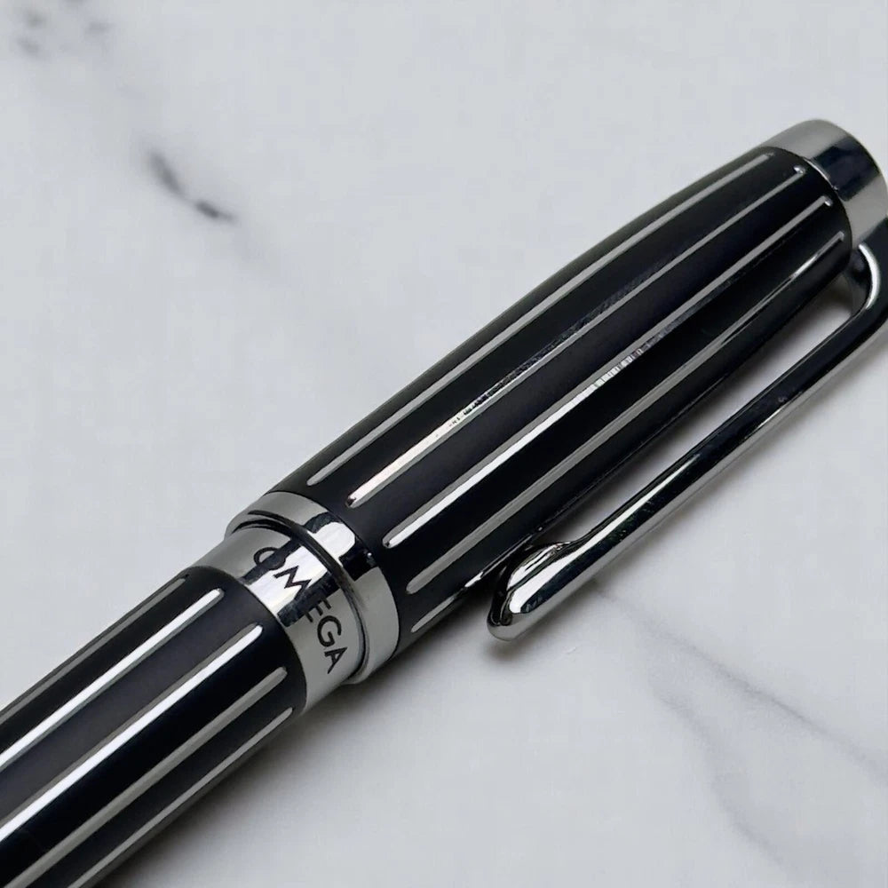 OMEGA PRESTIGE CHROME-TRIM BALLPOINT PEN
